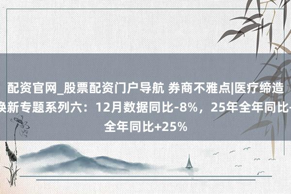 配资官网_股票配资门户导航 券商不雅点|医疗缔造以旧换新专题系列六：12月数据同比-8%，25年全年同比+25%