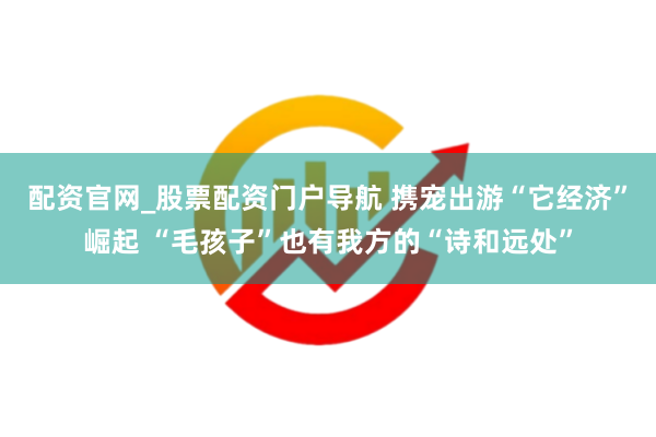配资官网_股票配资门户导航 携宠出游“它经济”崛起 “毛孩子”也有我方的“诗和远处”